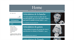 Desktop Screenshot of mon-articulation-artificielle.com